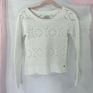 American Eagle Outfitters Women's Knit Sweater 
White | XS